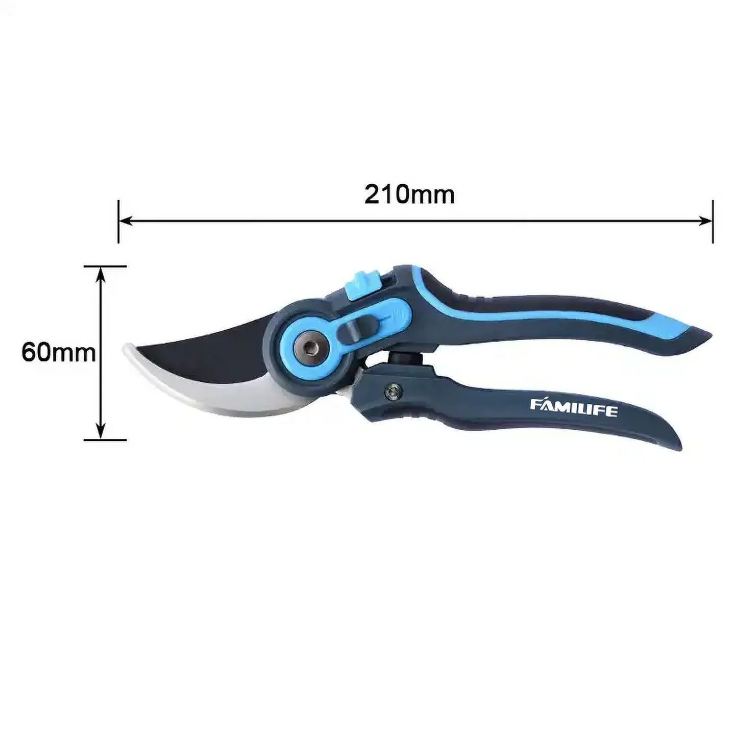 Familife Tree Pruner Lightweight Flower Plant Trimmer Sisscors with Anti Grip Handle Garden Tools