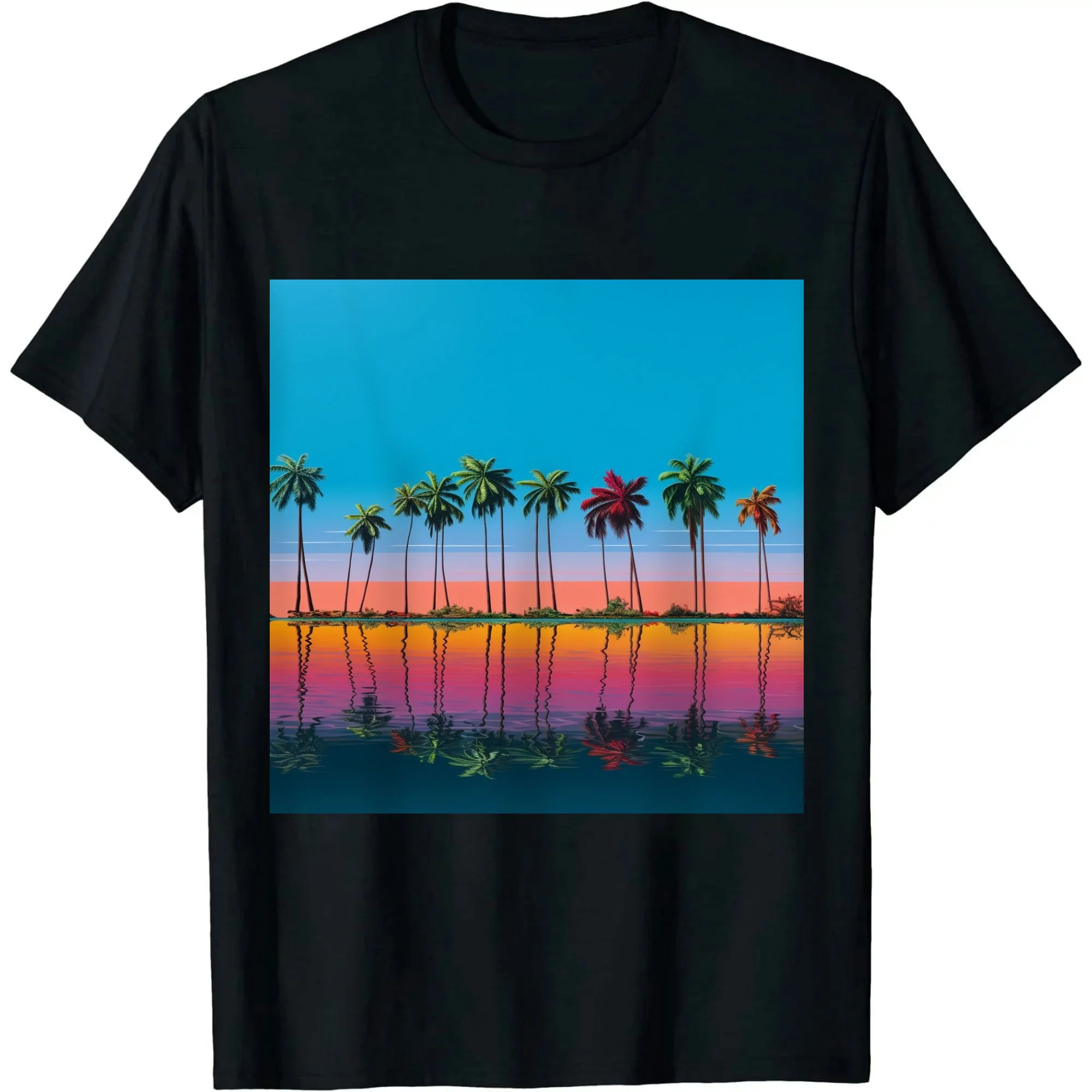 HOMICOZI West Palm Beach Shirt Nostalgic Retro Style Florida T-Shirt