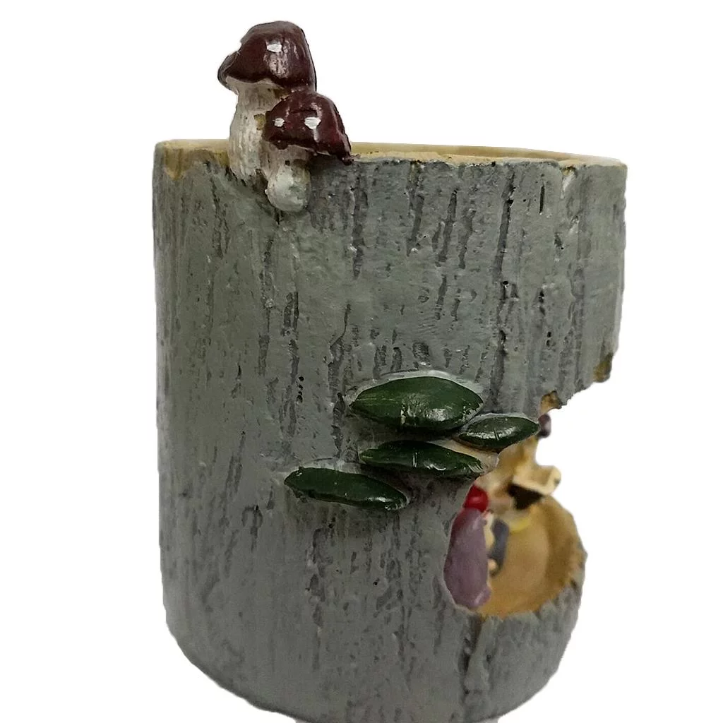 simhoa 6xCute Hedgehog Flower Sedum Succulent Pot Planter Bonsai Trough Box Plant Bed