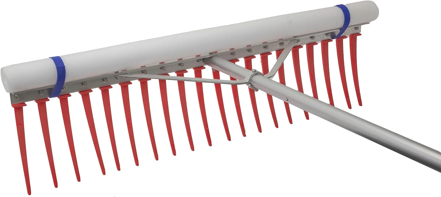 KUANGHENG 3005.4374 Stake Rake Heavy-Duty Aquatic Weed Rake – 11'