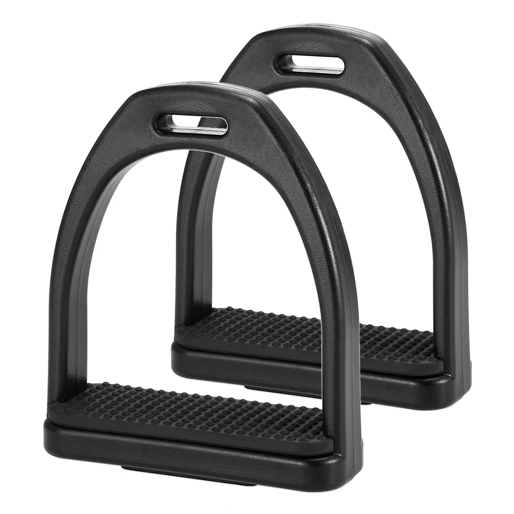 OWSOO 2 PCS Horse Riding Stirrups Horse Saddle -skid Horse Pedal Super Lightweight Equestrian Safety Equipment