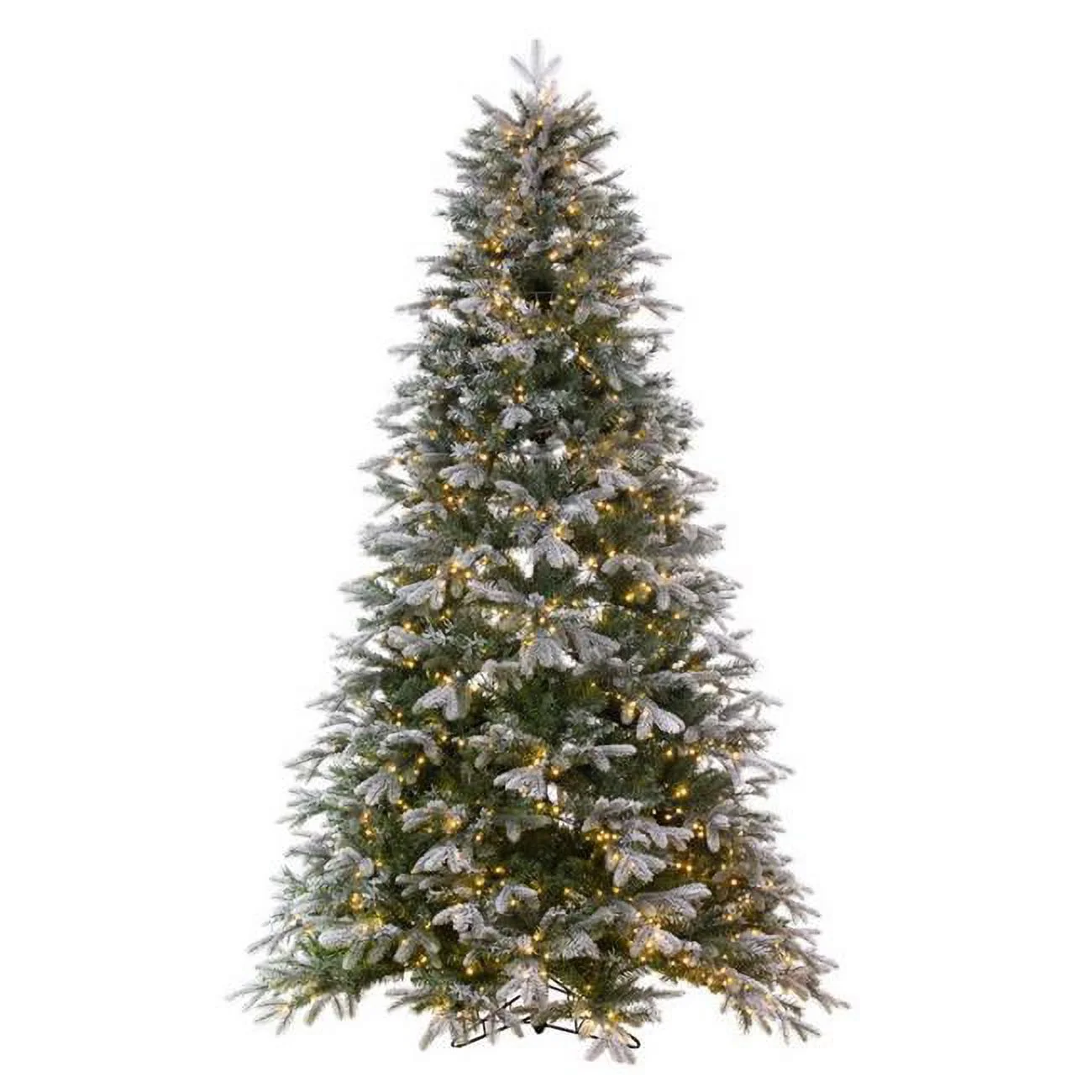 7.5 ft. x 56 in. 2871T Frosted Douglas Fir Christmas Tree, Green