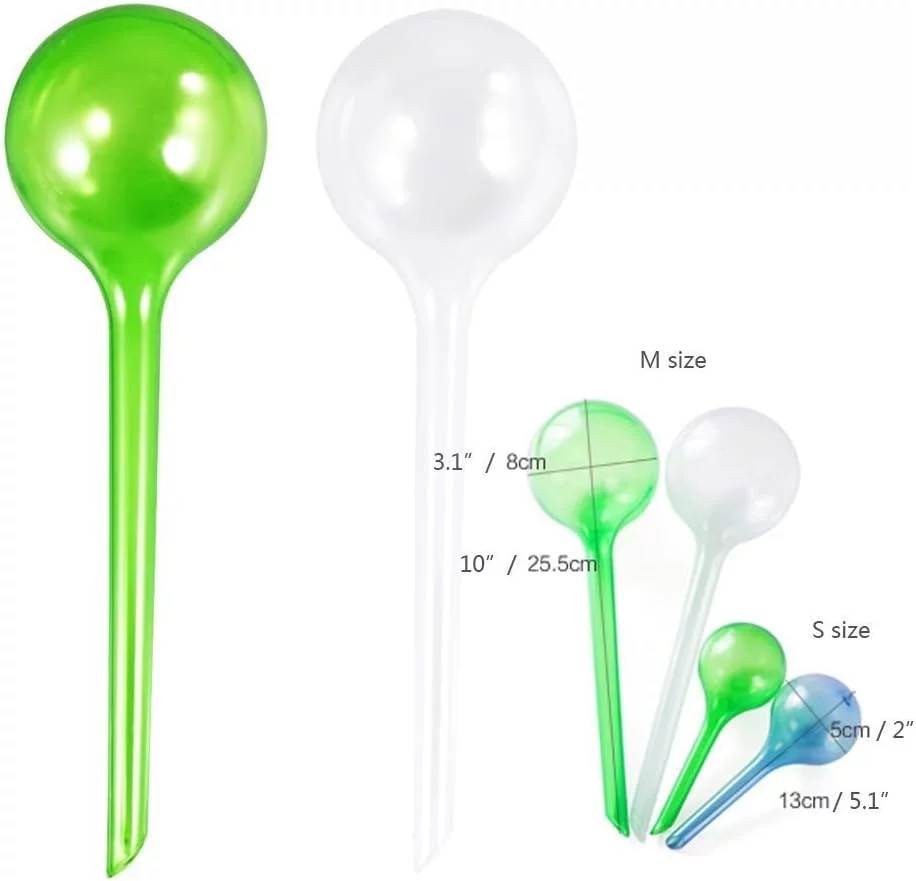 3 Pcs Automatic Plant Watering Globes Bulbs Ball Vacation Houseplant Bulb Large Watering Device Plant Pot Garden Waterer Flower Water Drip Stake Irrigationdevice Self Watering System