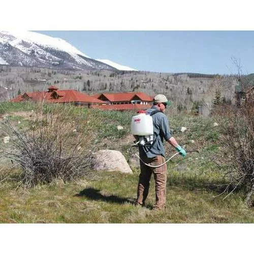 3 gal. Backpack Sprayer, Polyethylene Tank, Cone, Fan Spray Pattern, 48  Hose Length