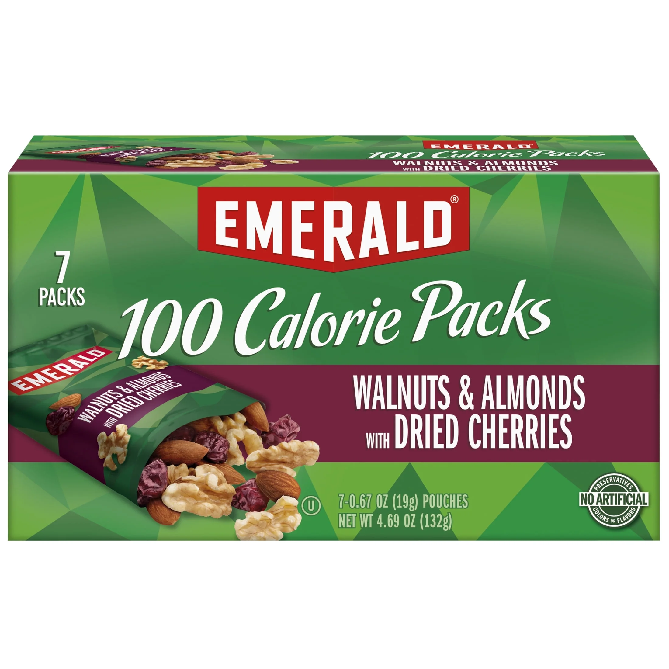 Emerald 100 Calorie Pack Walnuts & Almonds With Dried Cherries