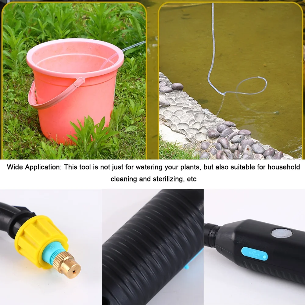 Efficient Handheld Electric Sprays Machine for Watering Plants Sprinkler