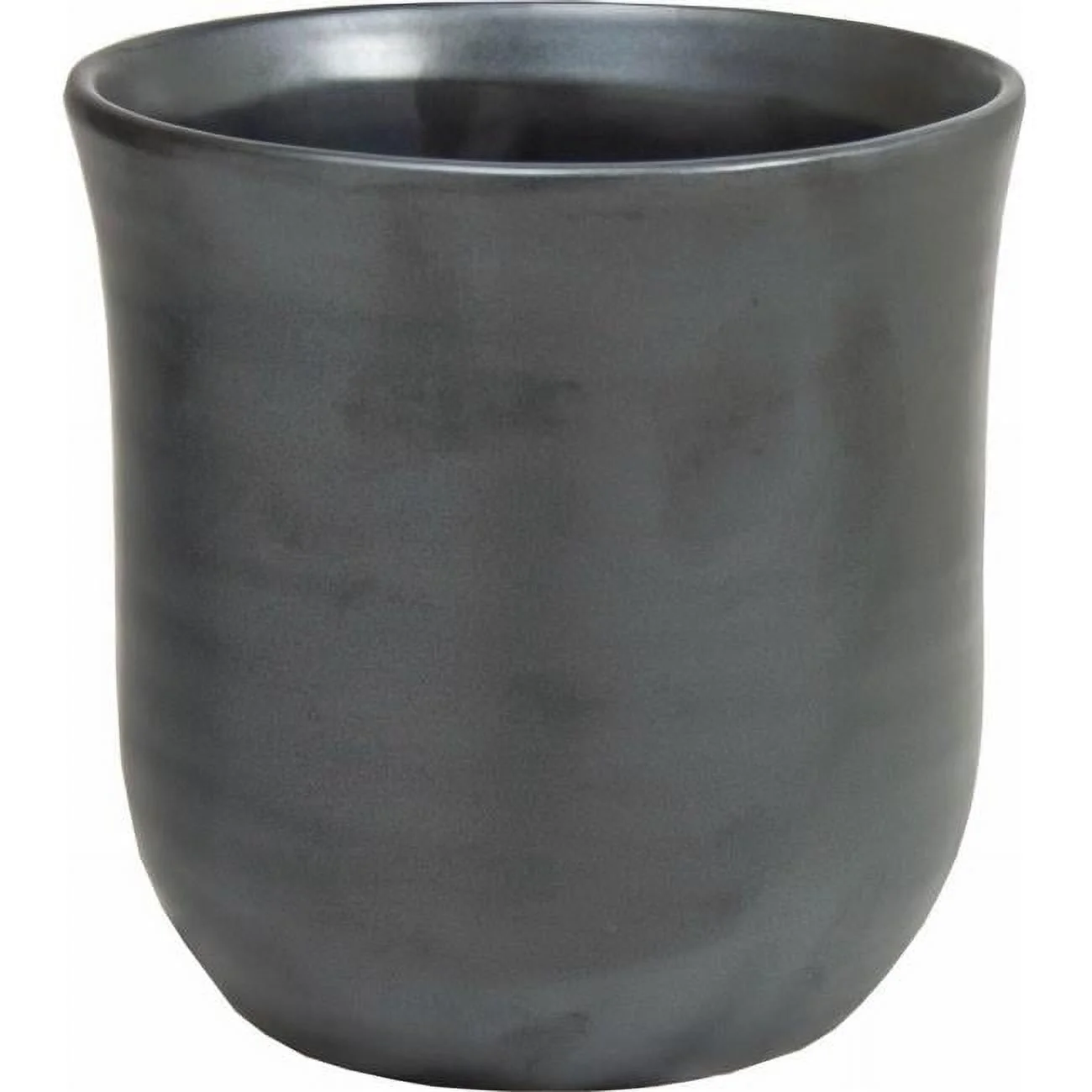 AI-CE06TMB-Q02 Black Glazed Orchid Planter - Set of 2