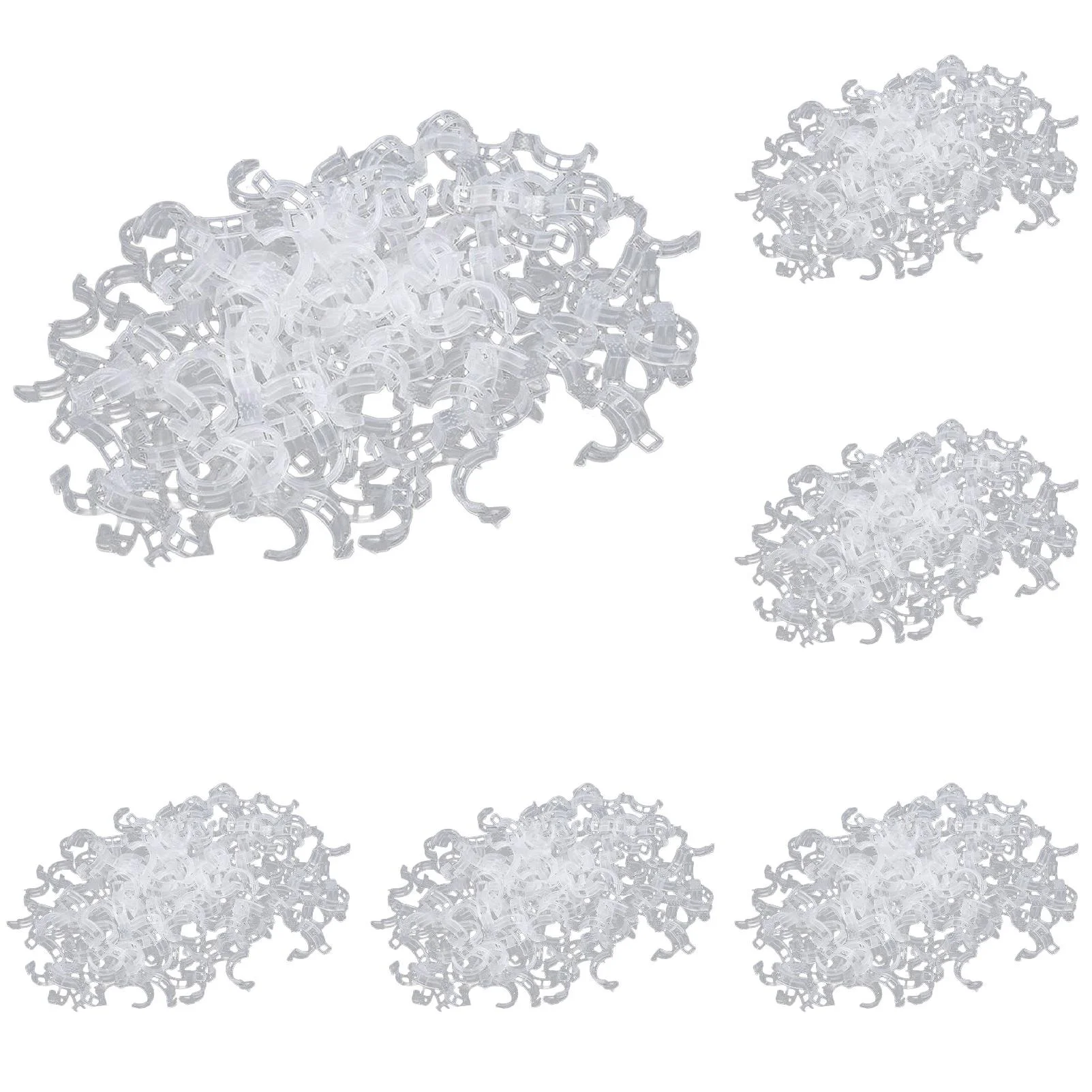 Greenhouse Hanging Vine Support Clips Vegetables Garden Ornament Long Hair Clips for Thick *6PCS