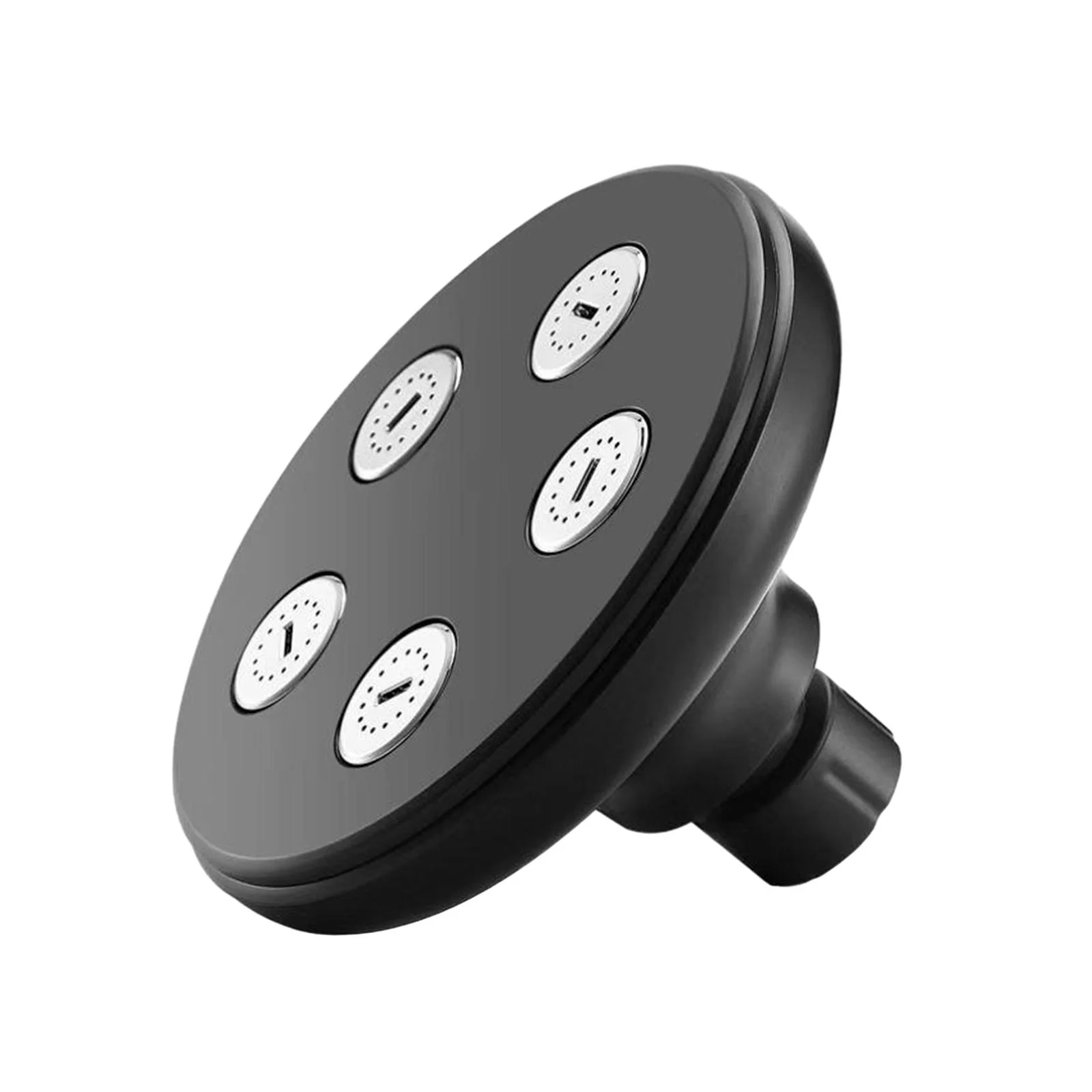 High Pressure Shower Head Shower Sprinkler Head for Hotel Bathroom Household Black