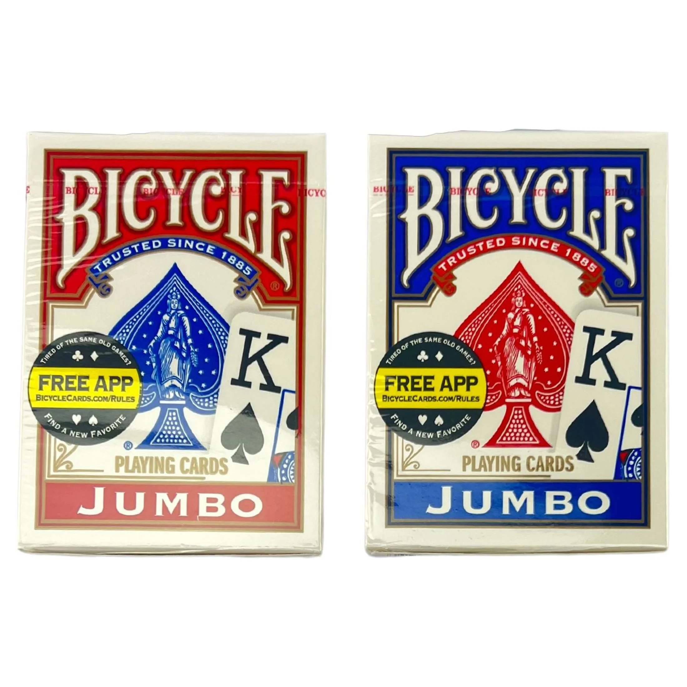 Bicycle Jumbo Plastic Cardboard Index Playing Cards