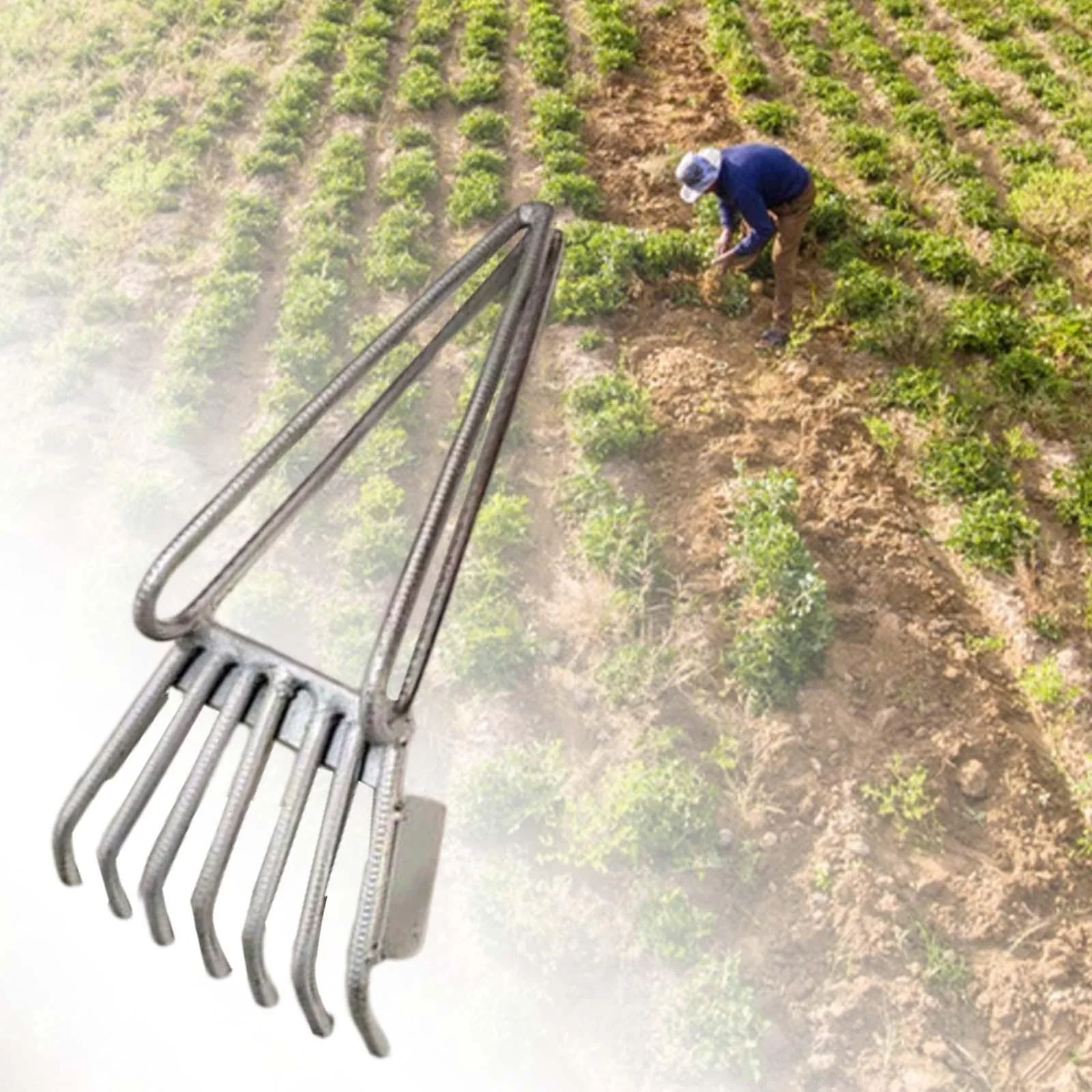 Fresh Soyabean Claw Rake Peanut Picker Hand Tool Thickened Materials Multifunctional Pulling Tool for Improving Work Efficiency 7