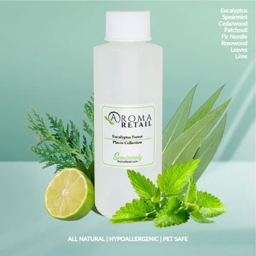 Scentcerely Eucalyptus Forest Fragrance Oil 4 oz Refill for Oil Diffuser Home Fragrance