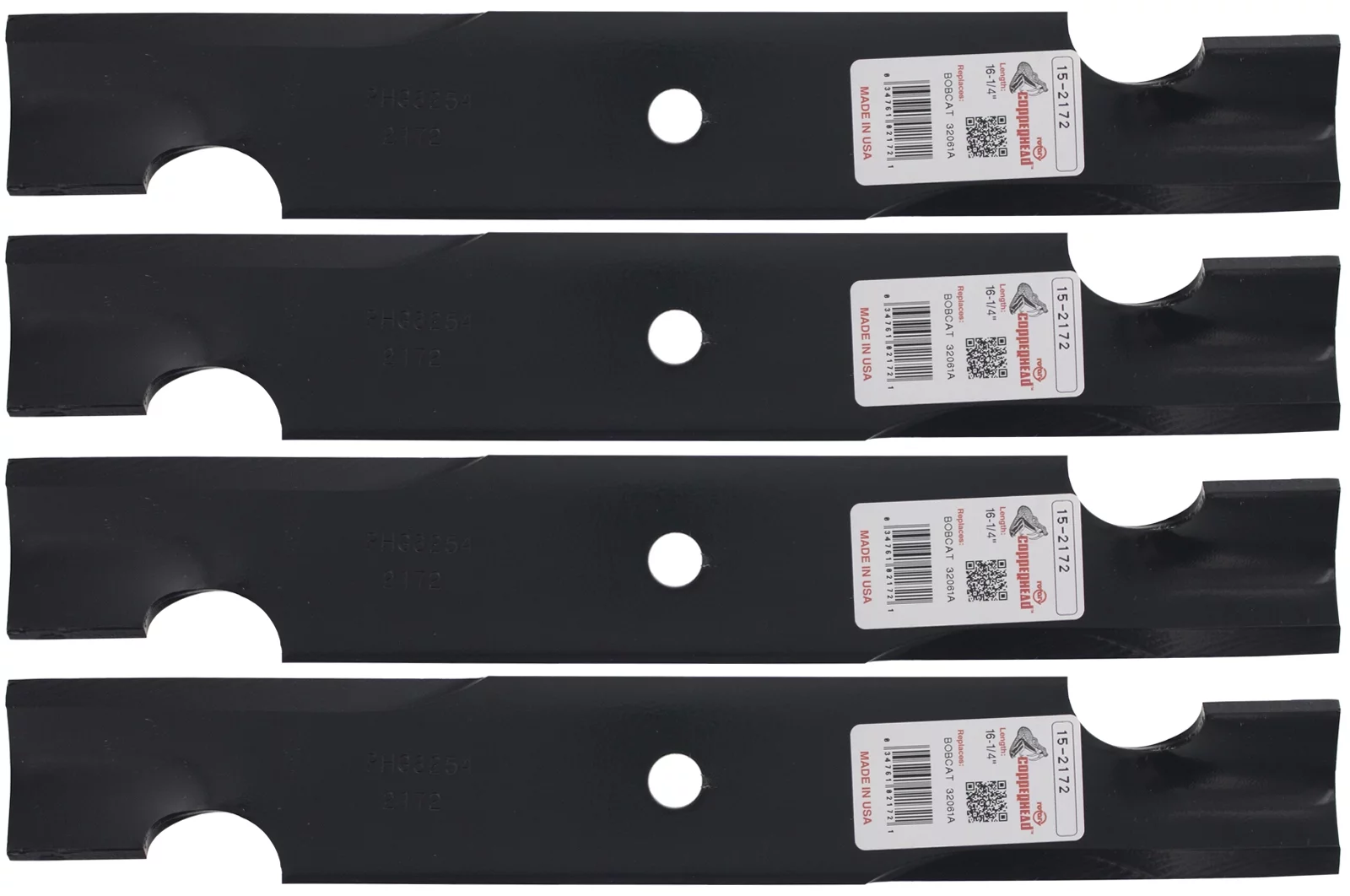 (4) Rotary® Blades for Snapper® 5020843ASM 5101986 5101986BMYP 32