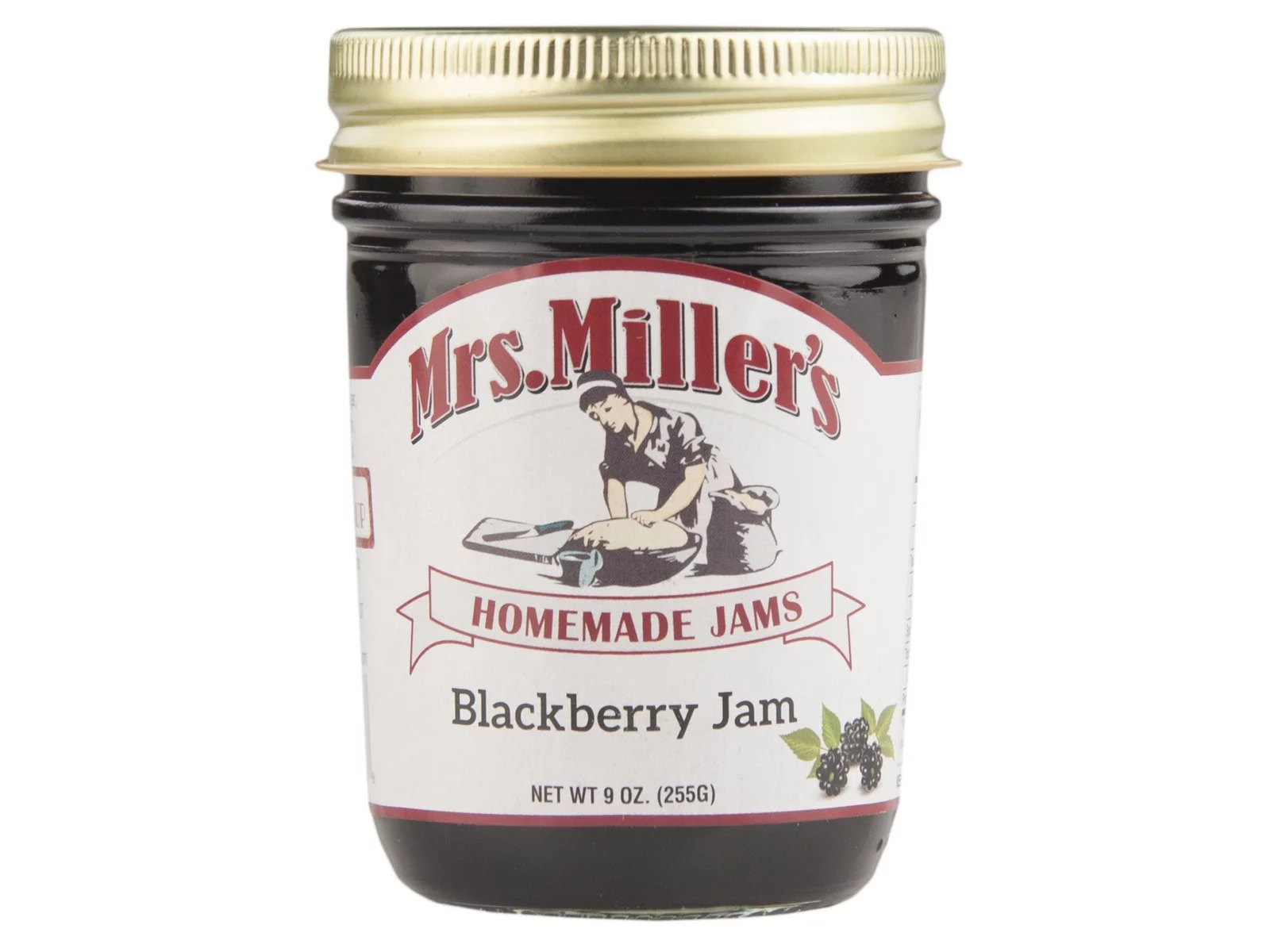 Mrs. Miller's Homemade Blackberry Jam, 2-Pack 9 oz. Jars