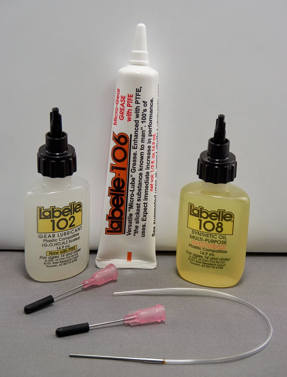 Labelle 1002 3-Pack (102, 106,  108) Synthetic Oil  Lube Kit - Plastic Compatible