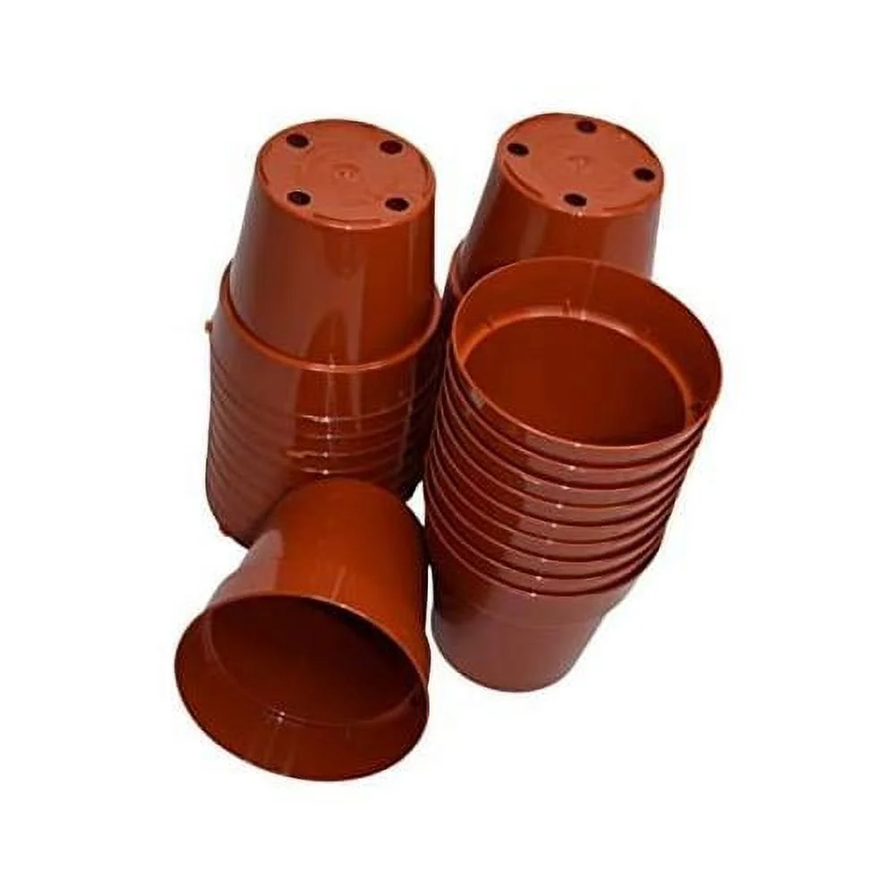 Brown Plastic Greenhouse Pot, Set Of 240