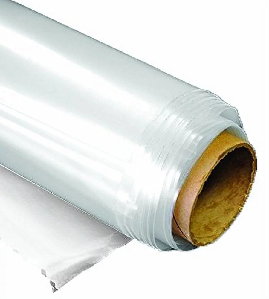 Greenhouse Film Clear 6 mil, 4 year, polyethylene plastic, 16ft x 50ft