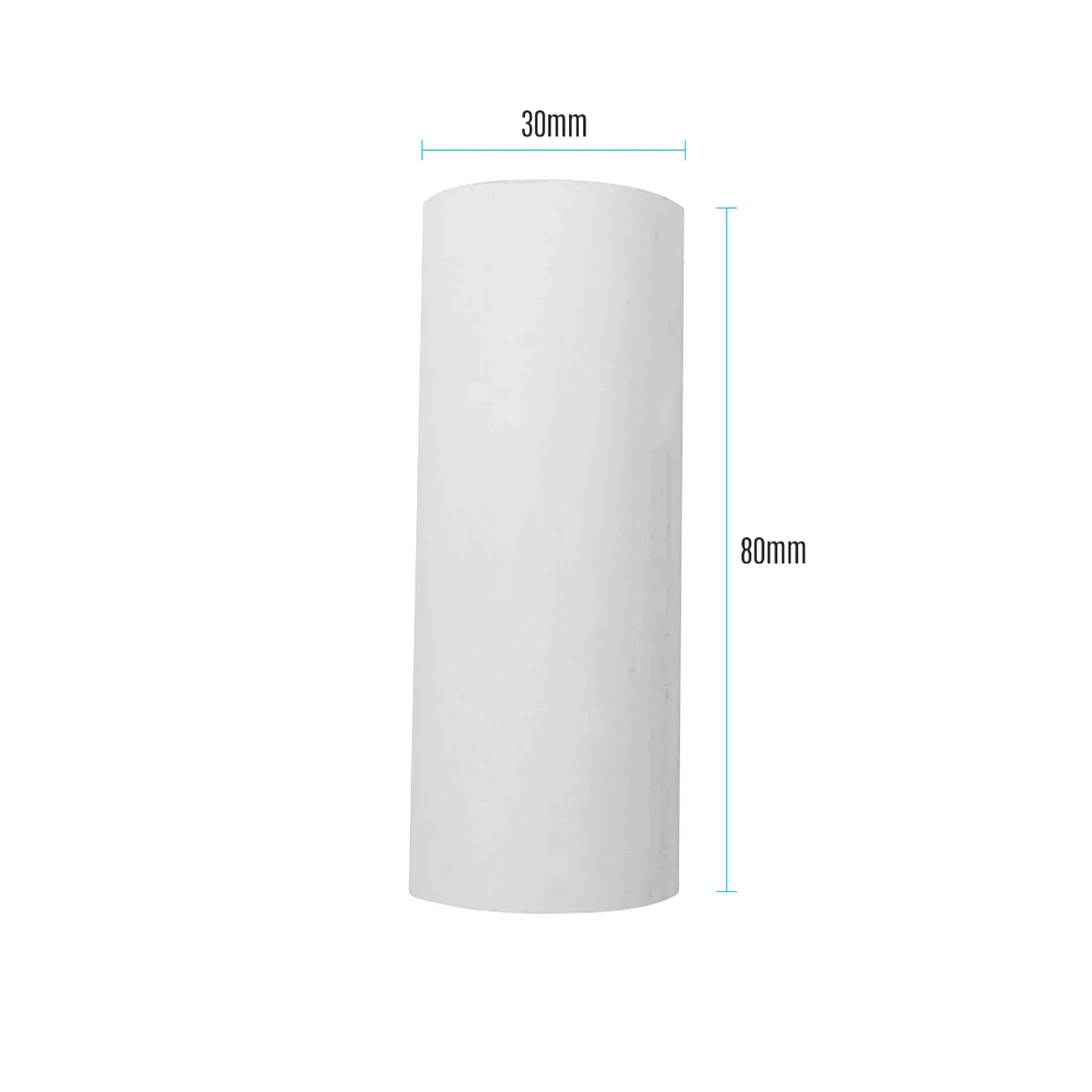 Tomshoo Premium Thermal Paper Rolls for Supermarket Cash Register Printer, 80x30mm, 6 Rolls