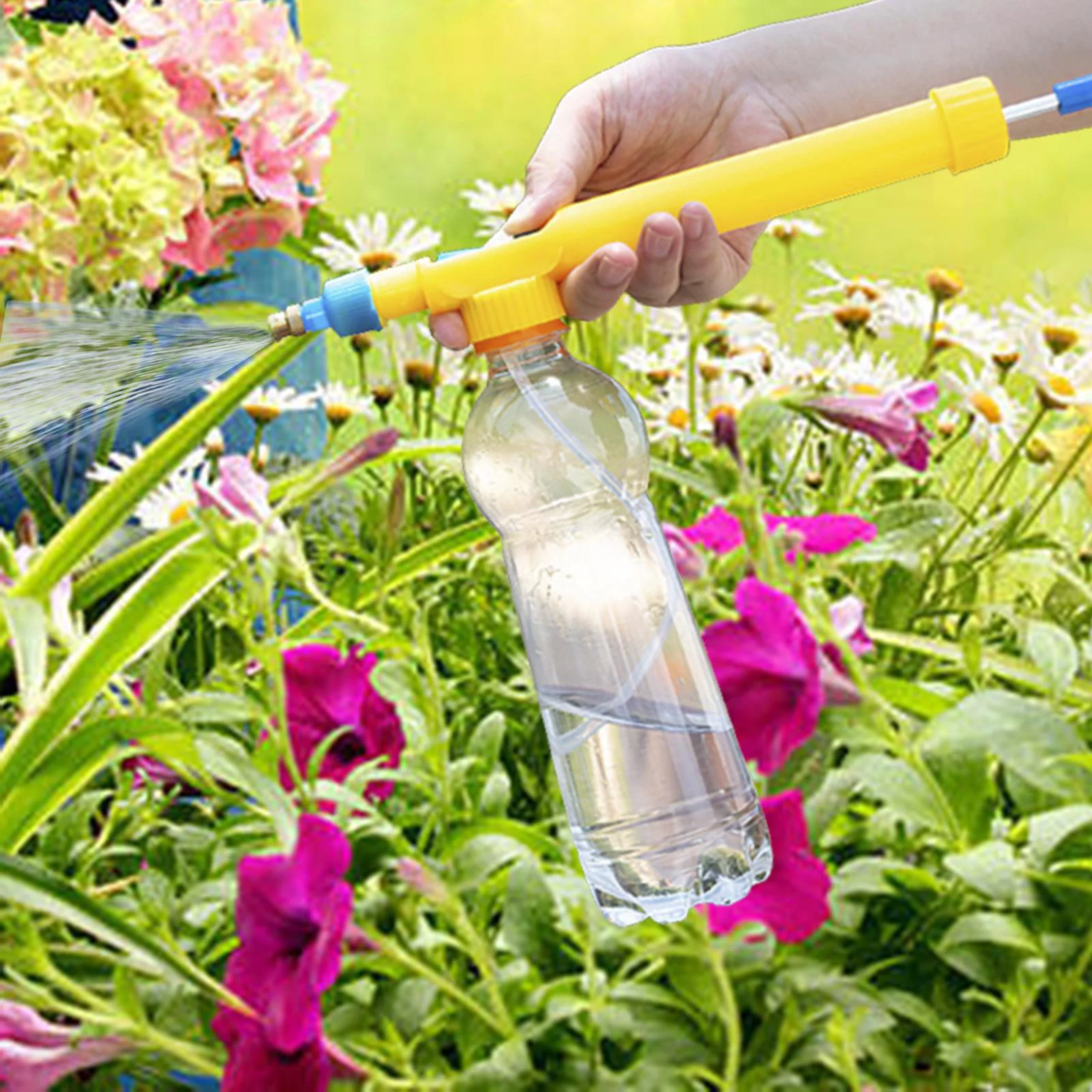 Hand Pump Sprayer, Garden Pump Sprayer PP,Non Slip High Pressure Pressure Sprayer , Held Pressure Sprayer, Head for Flowers Home