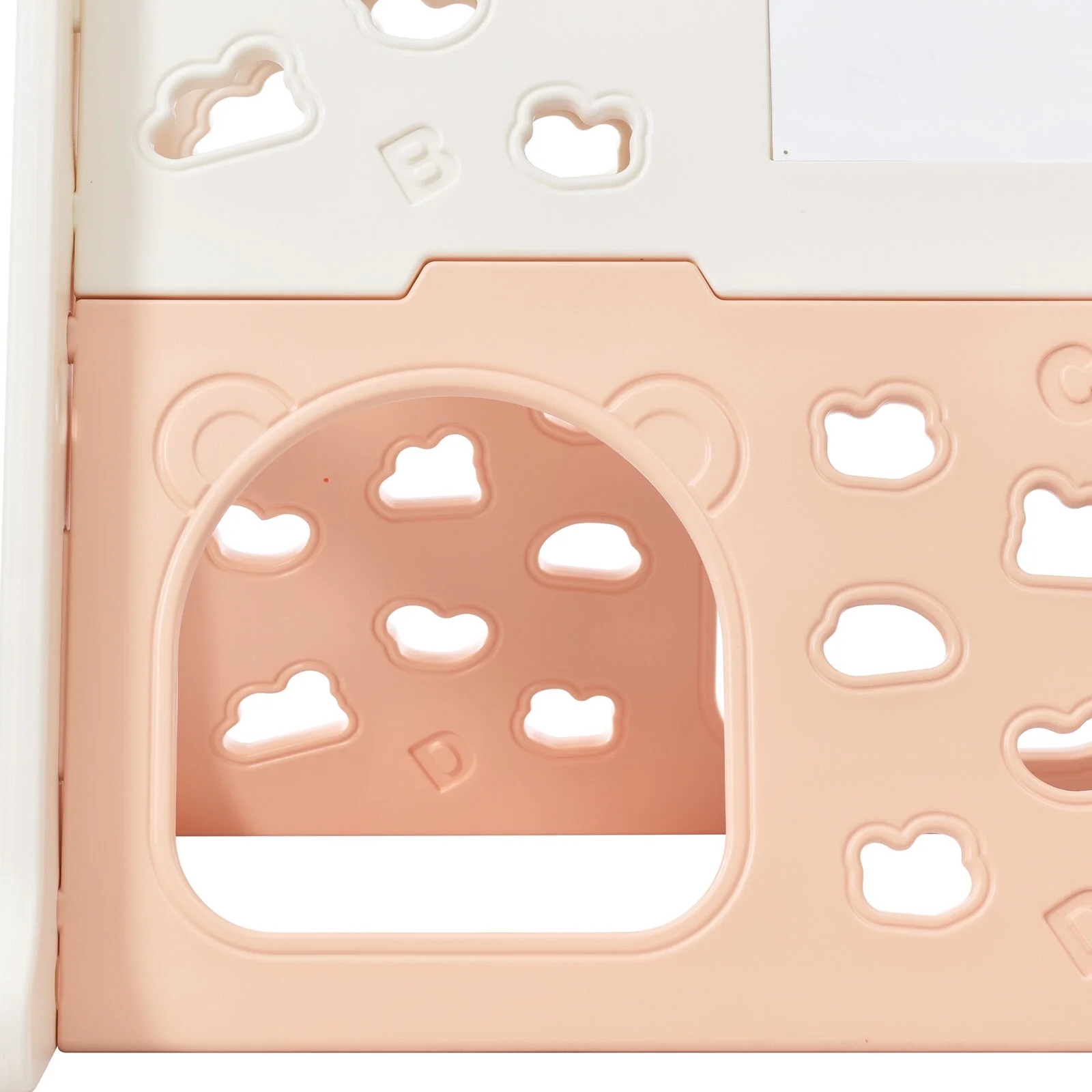 5-in-1 Toddler Climber ball Hoop Set Kids Playground Whiteboard,Toy Build Block