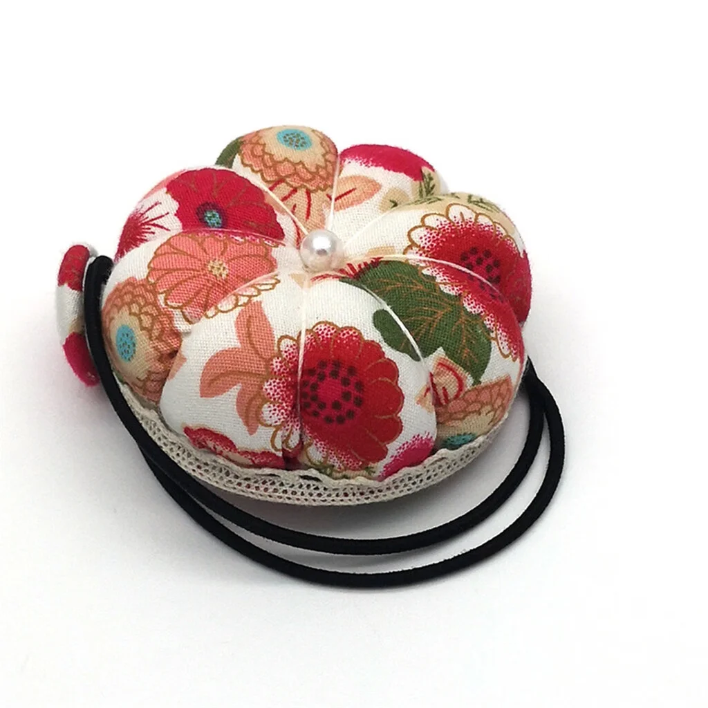 Multi-purpose Floral Wrist Pin Cushion Special Gift Decorative Sewing Machine