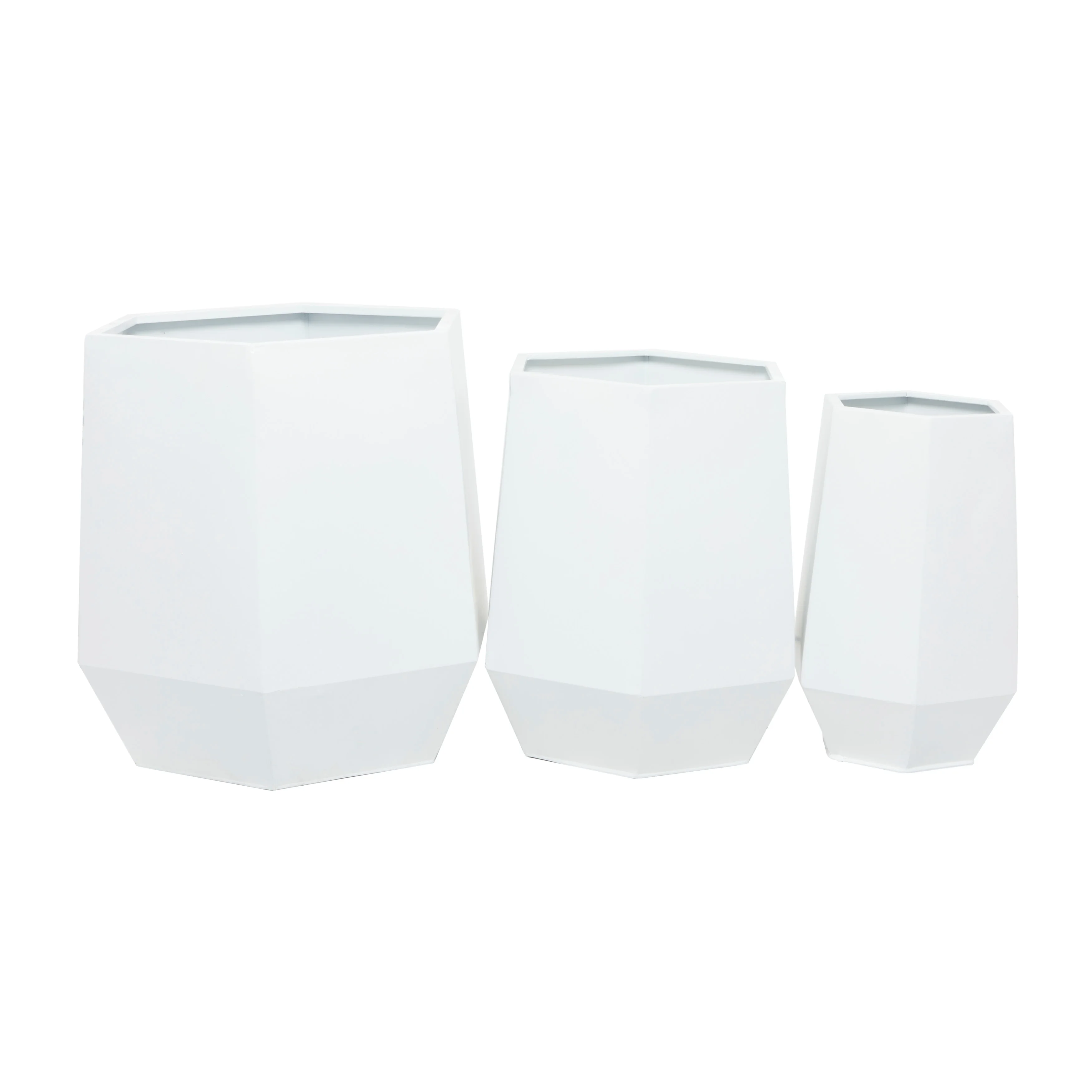 Studio 350 Metal Modern Planters (Set of 3) - S/3 20