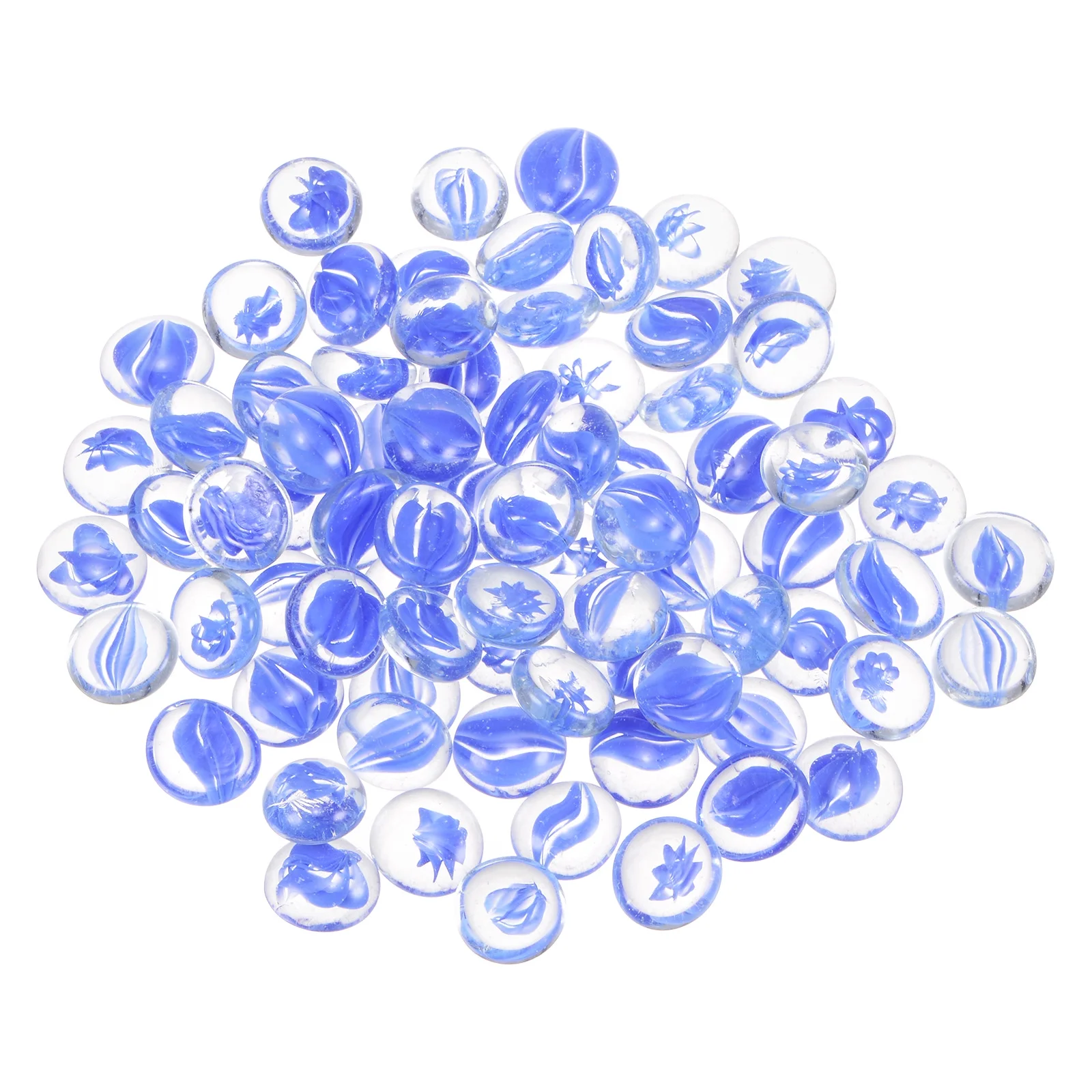 77pcs Fire Glass Beads for Fire Pit, 3/4