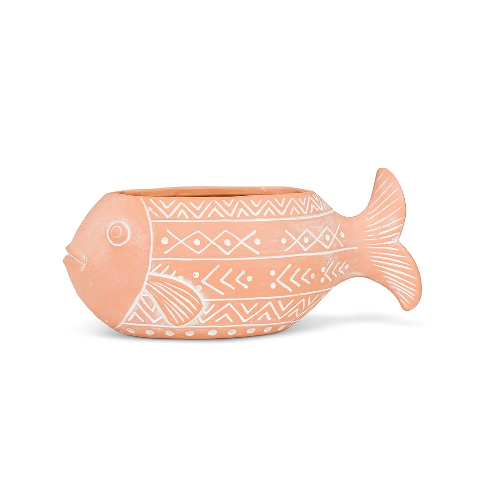 Small Long Fish Planter