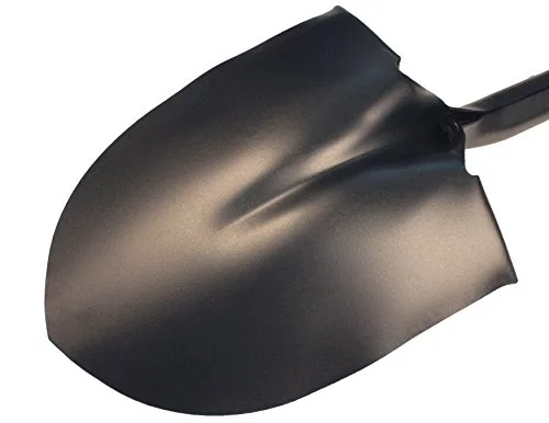 62510 14 Gauge. Round Point Shovel.  Fiberglass D'grip Handle.