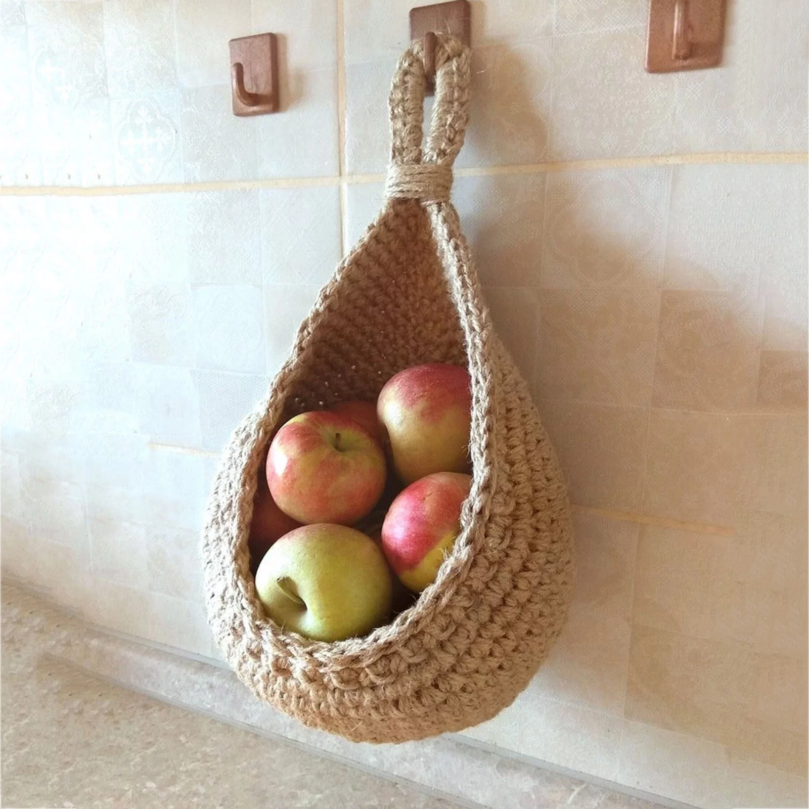 Hanging Wall Vegetable Fruit BasketsHanging Basket Teardrop Wall Planters Baskets Hanging Pot Rack Wall Planter For Succulent Wall Decor And Indoor