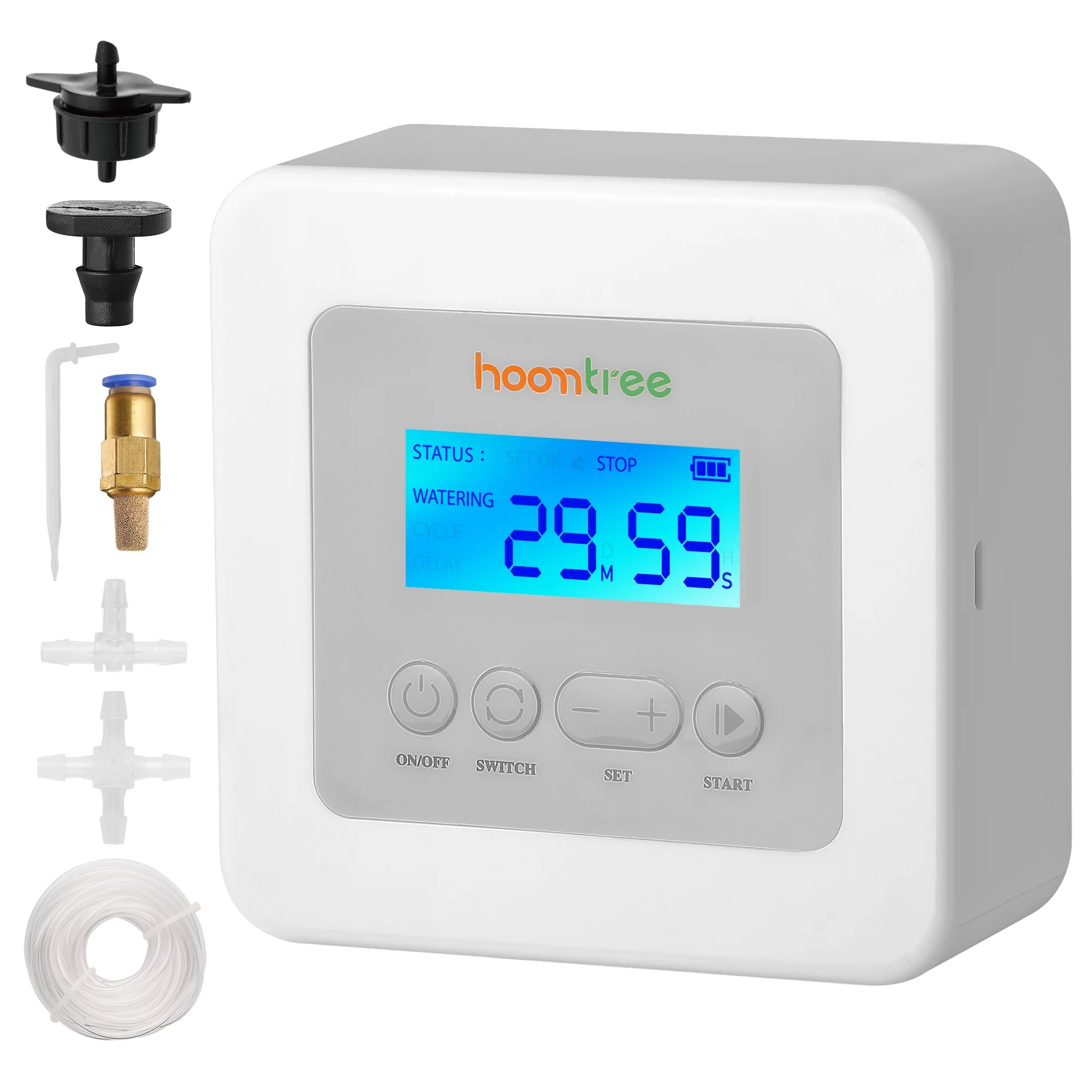 HOOMTREE Automatic Watering System for Potted Plants, House Plants Drip Irrigation Kit, Automatic Plant Waterer with Smart Programmable Timer, Ideal for Indoor Plants While on Vacation