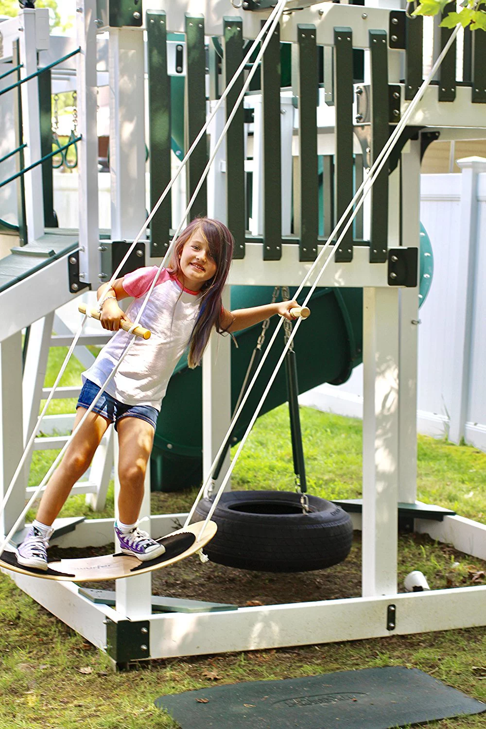 Swurfer Swingset Conversion Bracket Green No Tree Required Swing Set Attachment