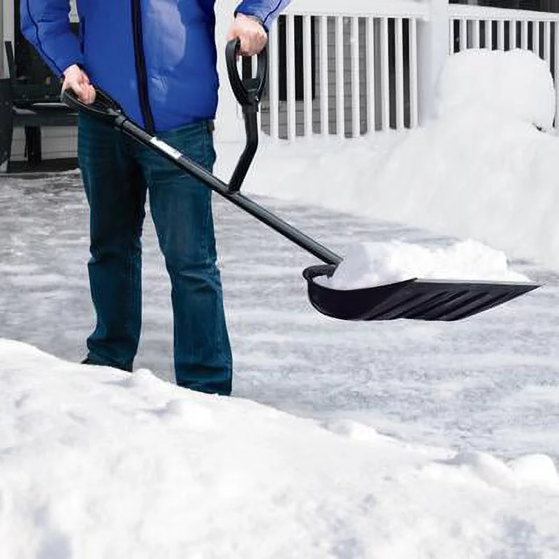 Ergie Shovel Ergonomic 18-Inch Two-Handed Ergonomic Snow Shovel