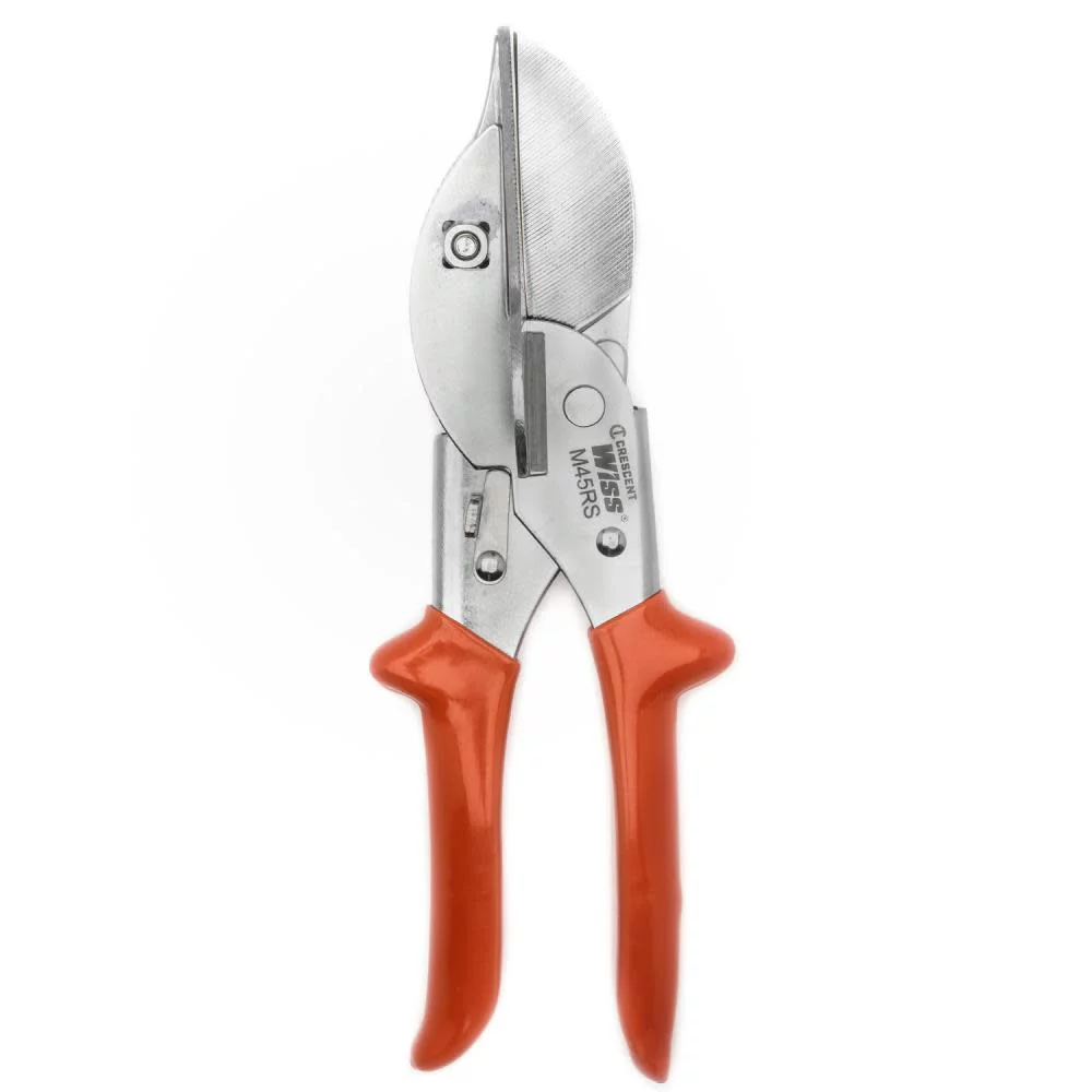 Apex Tool Group Molding Miter Snips, 3 1/2 in Cut, Cuts Straight, EA (186-M45RS)