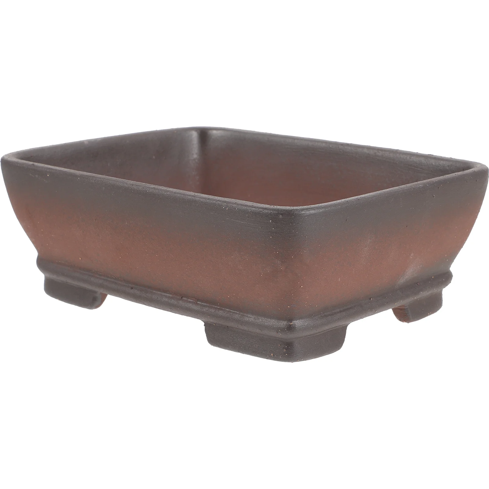 Portable Flower Pot Small Planter Purple Sand Planter Drainage Succulents Purple Sand Plants Terracotta Clay