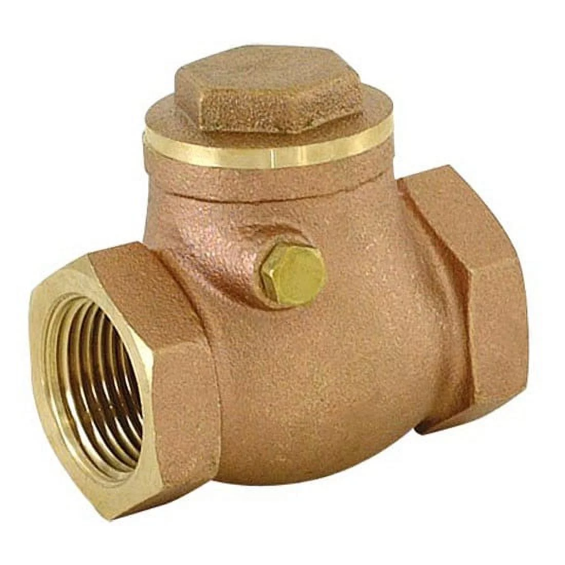 EZ-FLO 20423LF Swing Check Valve, 3/4 inch IPS, Brass