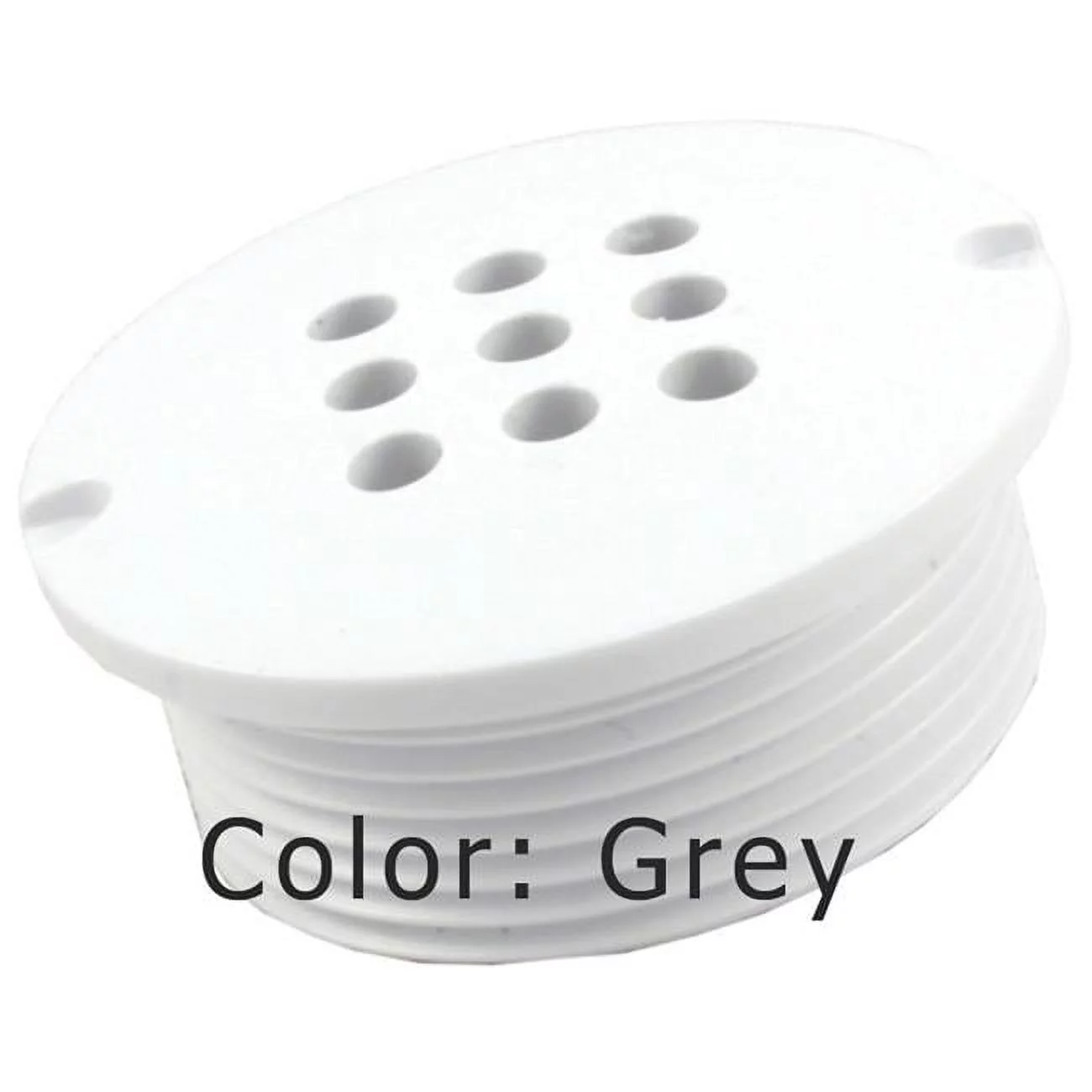 Custom Molded  1.5 in. Mip Pool Bubbler, Gray