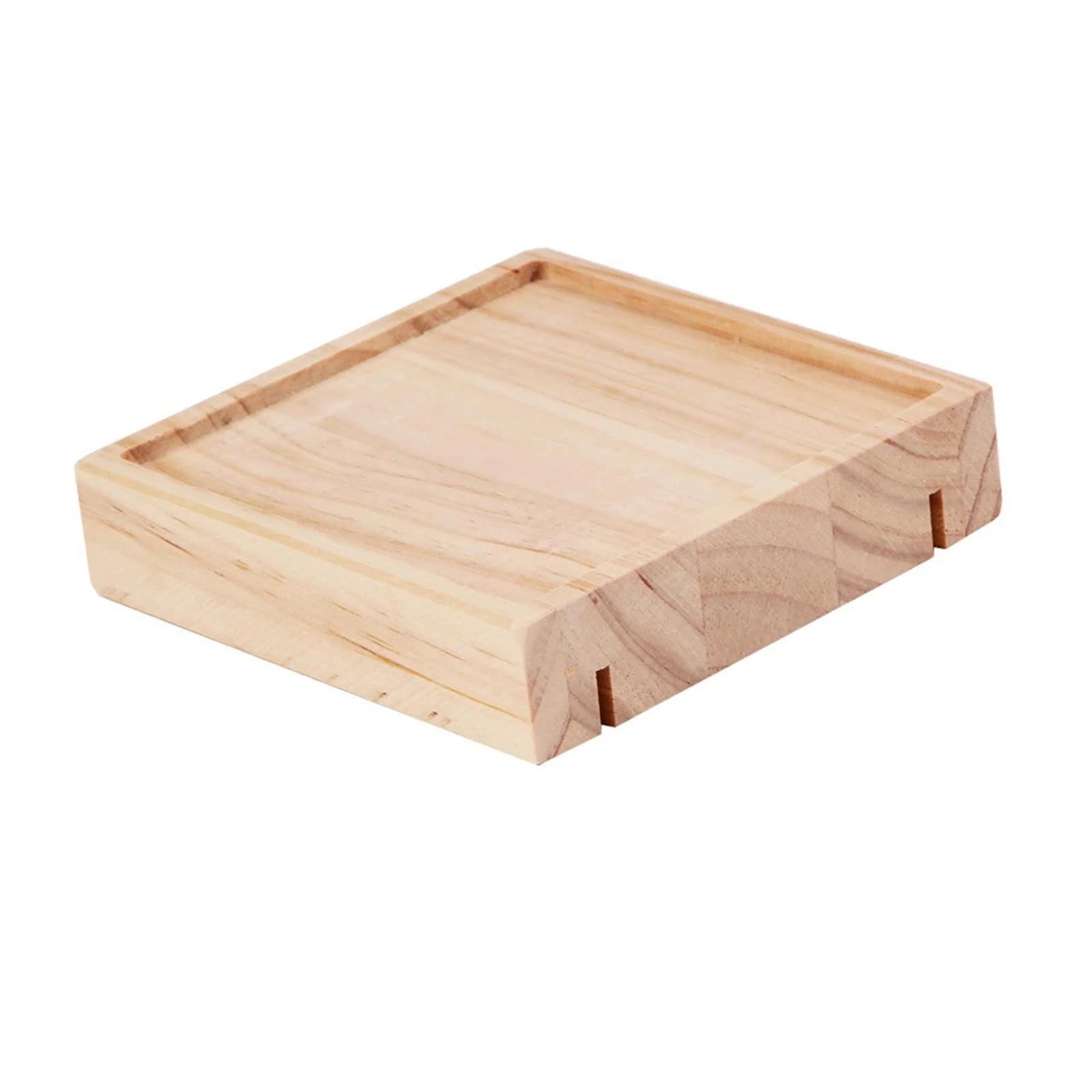 Miulika Hanging Plant Holder Flower Pot Rack Decorative Wood Base Plant Hanger Plant Stand for Patio Corner Balcony,Home Decor,Indoor A