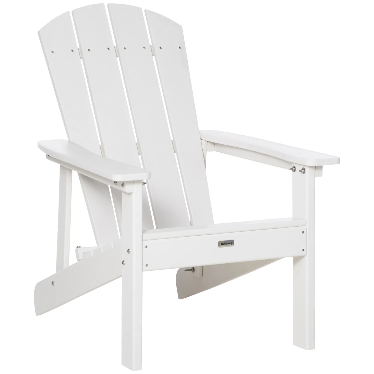 TJCGDTY Adirondack Chair  Faux Wood Patio & Fire Pit Chair  Weather Resistant HDPE for Deck  Outside Garden  Porch  Backyard