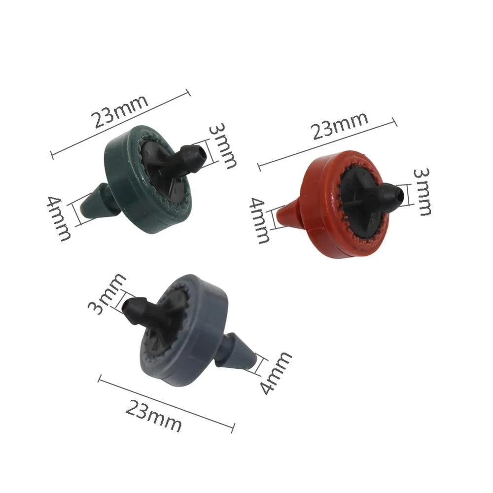 100Pcs 2L 4L 8L Steady Flow Dripper Pressure Compensating Emitter Durable Irrigation Water Regulator Steady Flow Dripper