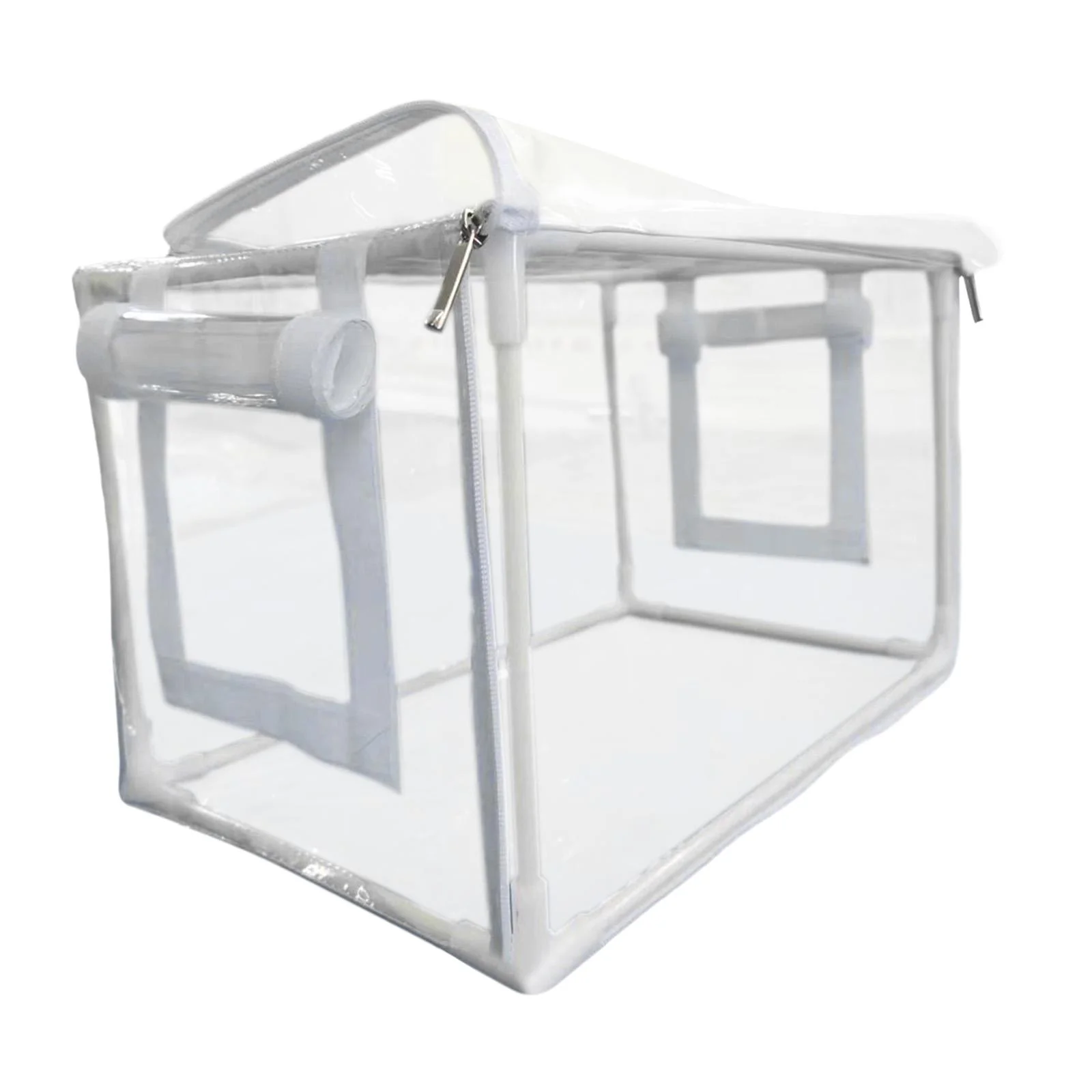 kesoto Still Air Box Gardening Greenhouse for Gardening Plants Easy Storage Waterproof Easy to Use Clear Foldable PVC Greenhouse Cover