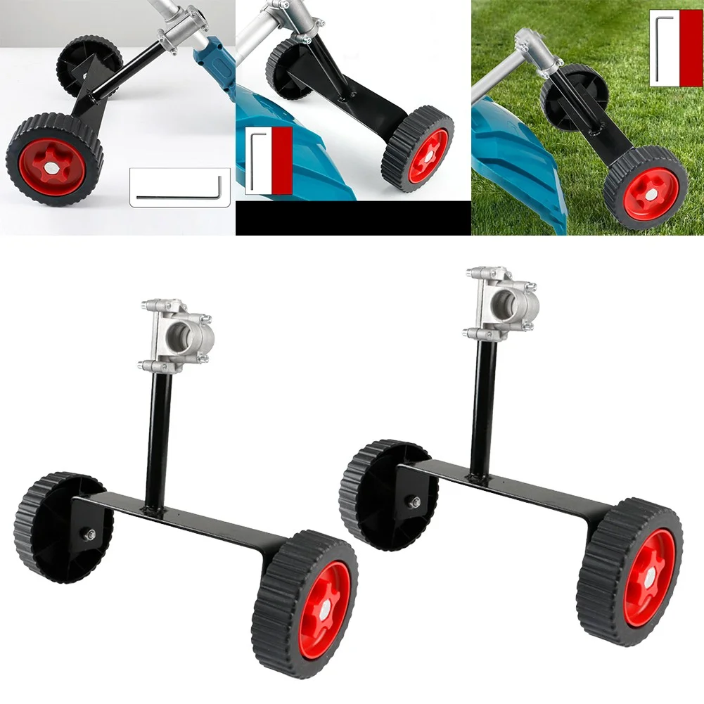 Upgrade Design Walk Behind String Trimmer Push Eater Wheels - Stable,