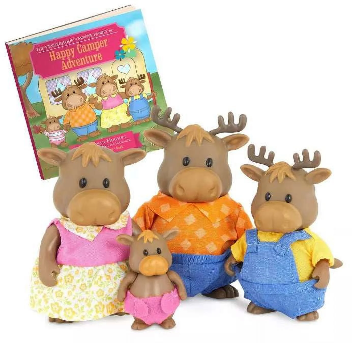 Li'l Woodzeez Mountain Collection Vanderhoof Moose Family Figure Set