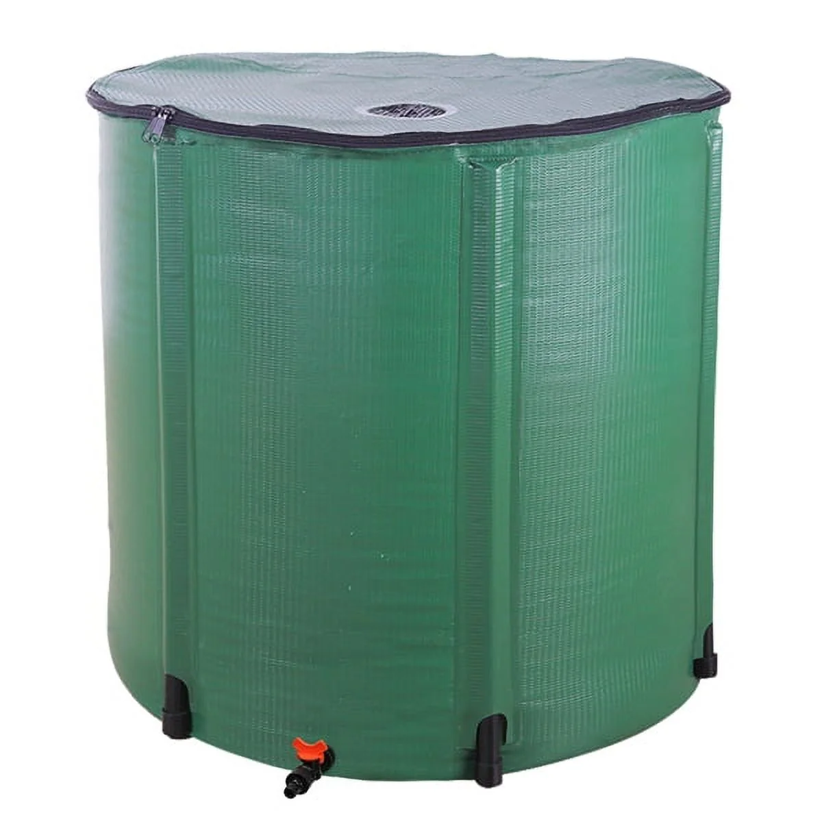 Fithood 200 Gallon Folding Rain Barrel Water Collector Green