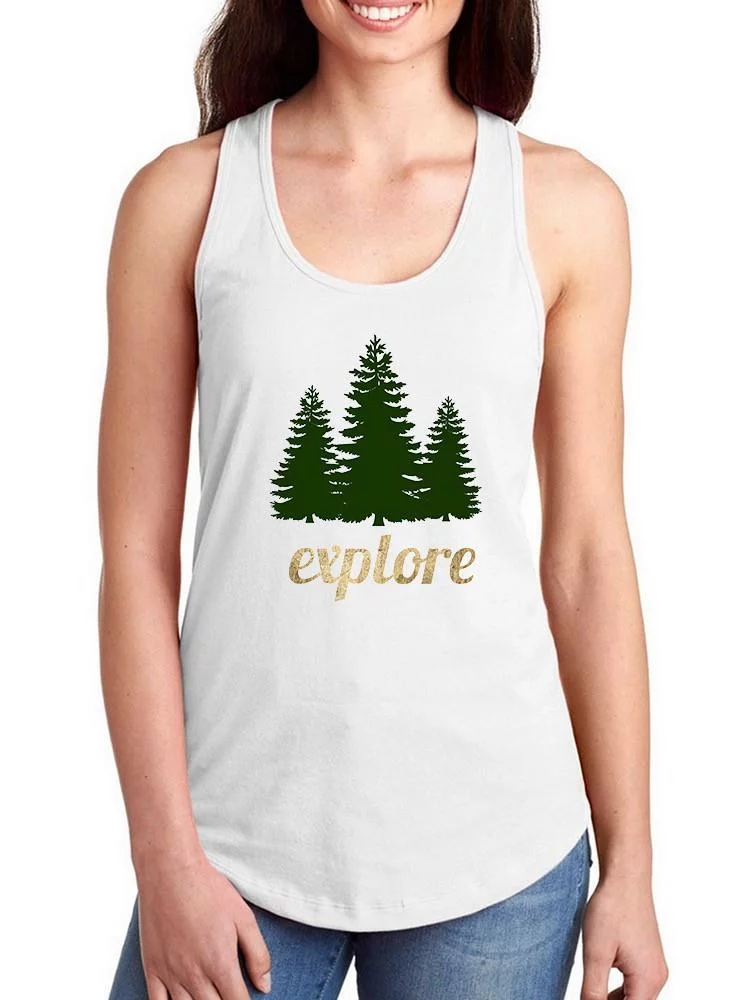 Golden Quote X Racerback Tank Women -Anna Hambly Designs, Female Medium