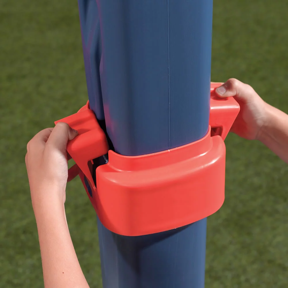 Step2 Durable Adjustable Child Shootin Hoops Pro Basketball Hoop and Ball, Blue