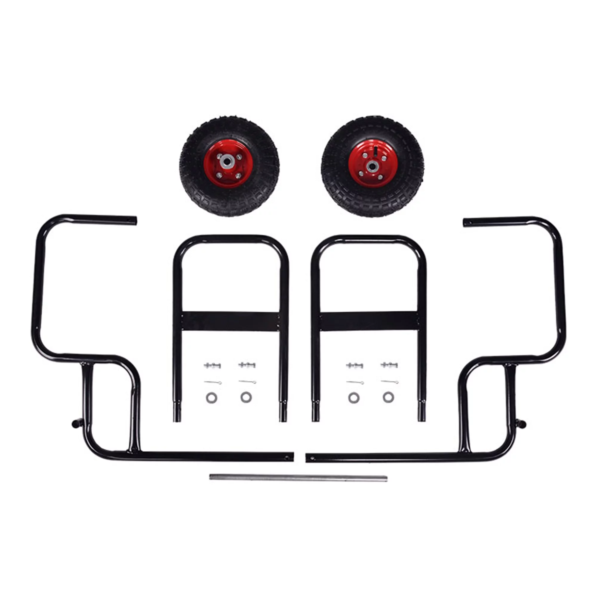 Galileo Firewood Log Cart Wood Mover-Hauler-Roller Firewood Log Cart Carrier Outdoor or Indoor Wood Rack Storage Mover Rolling Dolly Hauler