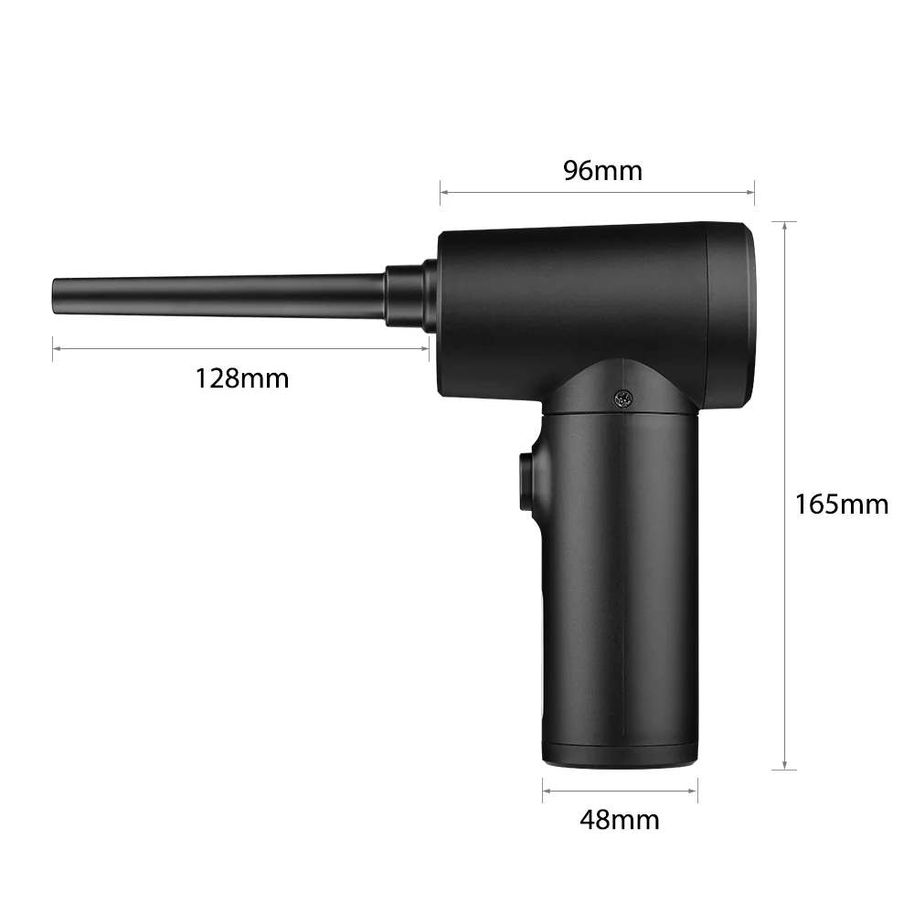 Powerful Dust Blower & Inflatable Air Pump Cordless 2 in 1 Cleaning Tool with LED Light