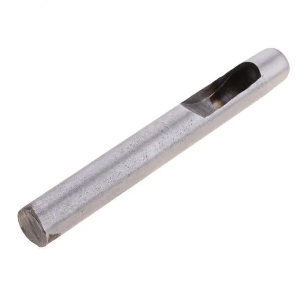 Miulika 4xSteel Round Hollow Punch Hand Tools Hole Punching Leather Gasket 9mm 4 Pcs