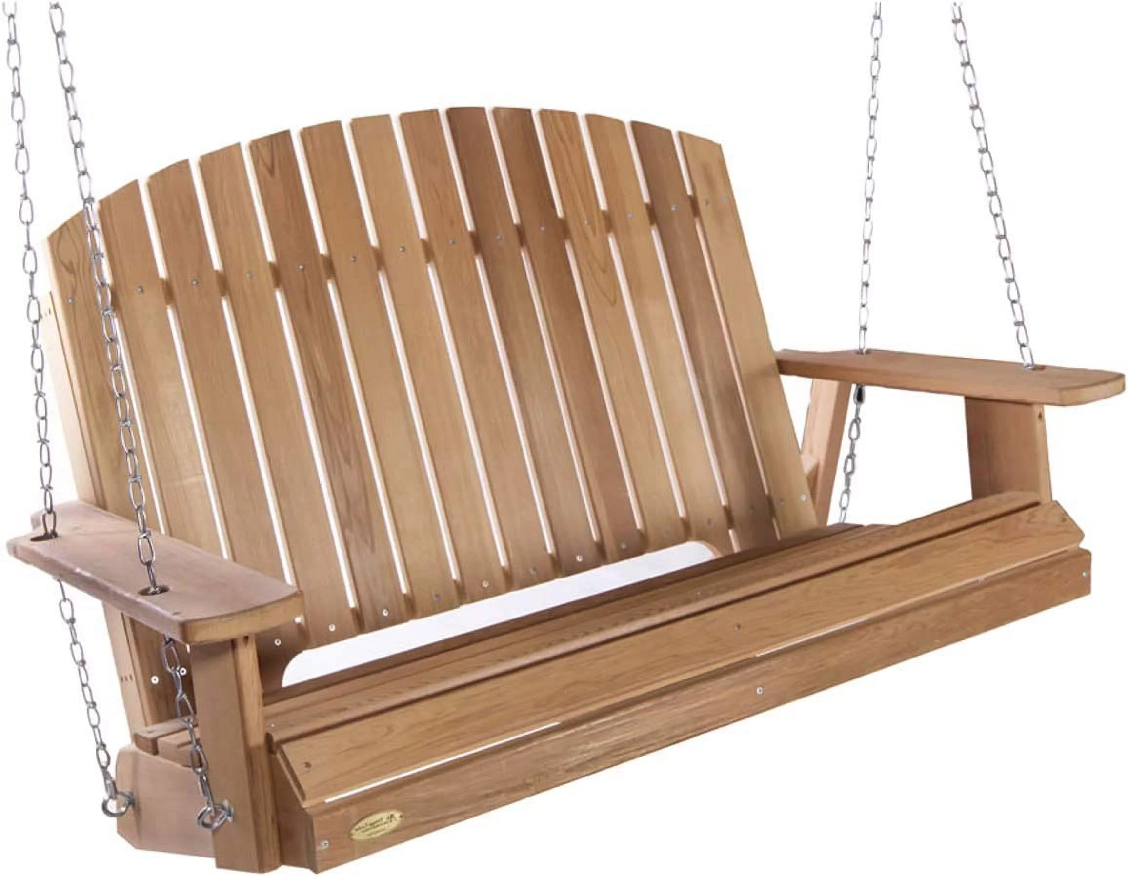 PS50 Adirondack Outdoor Swing | 4-ft  Porch Swing | Unmatched Craftsmanship, Durable Garden Swing | Spacious Seat, Compatible with A-Frame and Pergola Arbor | 52x24x35